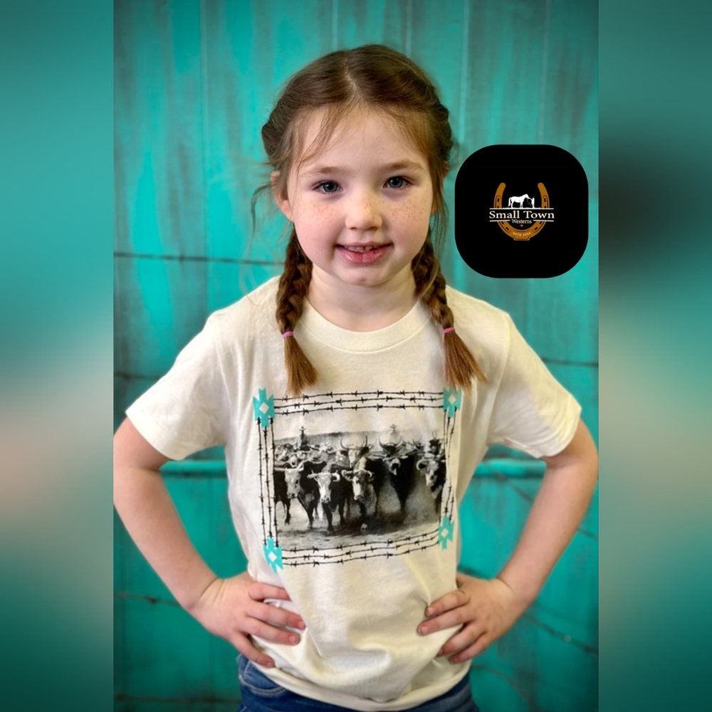 Horns and Hides Kids Tee